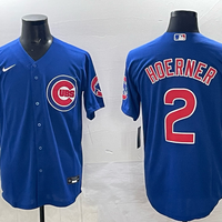 Men's Chicago Cubs Nico Hoerner #2 Royal Limited Player Jersey