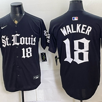 Men's St. Louis Cardinals Jordan Walker #18 Black Limited Player Jersey