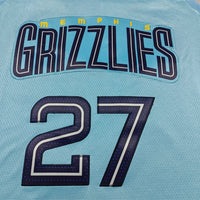 Men's Memphis Grizzlies Cameron Boozer #27 Light Blue Swingman Jersey - Statement Edition