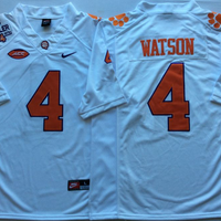 Men's Clemson Tigers Deshaun Watson #4 White Game Jersey