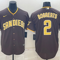 Men's San Diego Padres Xander Bogaerts #2 Brown Replica Player Jersey1
