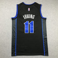 Men's Dallas Mavericks Kyrie Irving #11 Black 2023/24 Swingman Jersey1 - City Edition