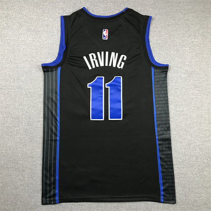 Men's Dallas Mavericks Kyrie Irving #11 Black 2023/24 Swingman Jersey1 - City Edition