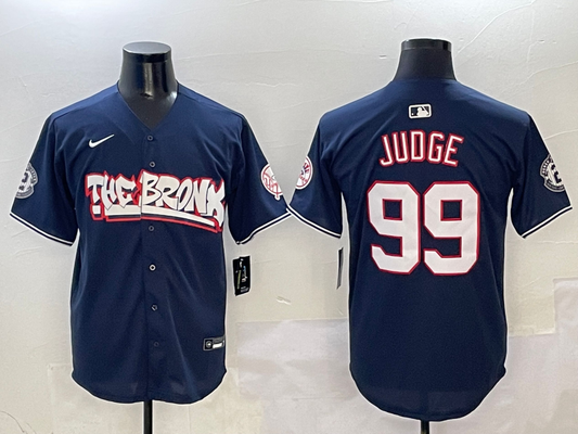 Men's New York Yankees Aaron Judge Navy Limited Player Jersey1
