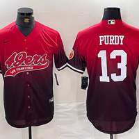 Men's San Francisco 49ers Brock Purdy #13 Scarlet Player Jersey1