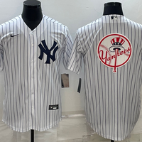 Men's New York Yankees White Home Replica Team Jersey1
