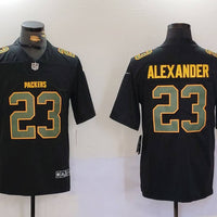 Men's Green Bay Packers Jaire Alexander #23 Black Fashion Game Jersey1