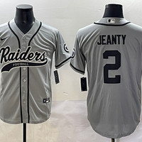 Men's Las Vegas Raiders Ashton Jeanty #2 Gray Player Jersey