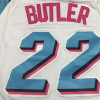 Men's Miami Heat Jimmy Butler #22 NBA White Swingman Jersey1