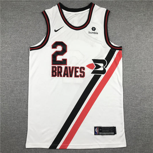 Men's LA Clippers Kawhi Leonard #2 NBA Player Jersey1 - Retro White