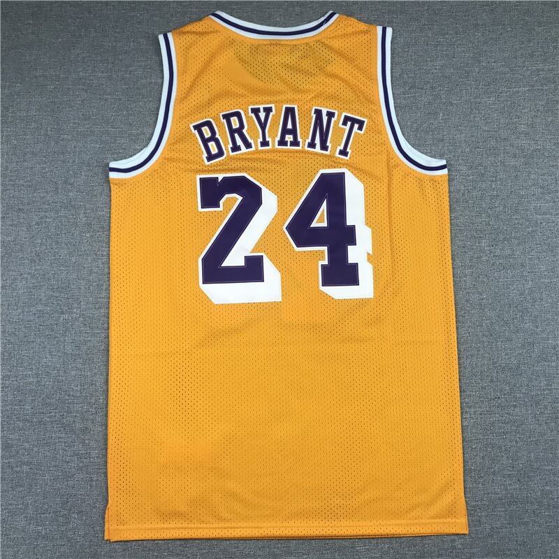 Kobe Bryant #24 Los Angeles Lakers Gold 2007-08 Hardwood Classics Authentic Player Jersey