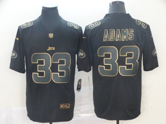 Men's New York Jets Jamal Adams #33 Black Game Player Jersey1