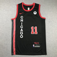 Men's Chicago Bulls DeMar DeRozan #11 Black 2023/24 Swingman Jersey1 - City Edition