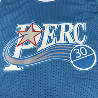 Men's Perc O'Cet #30 Movie Blue Basketball Jersey