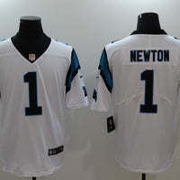 Men's Carolina Panthers Cam Newton #1 White Game Jersey1