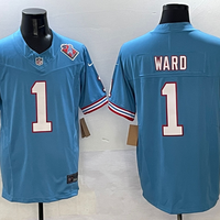 Cameron Ward Tennessee Titans Light Blue Jersey