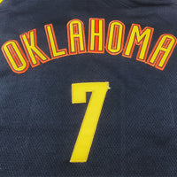 Men's Oklahoma City Thunder Chet Holmgren #7 Black 2024/25 Swingman Player Jersey1 - City Edition