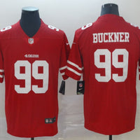 Men's San Francisco 49ers DeForest Buckner #99 Red Game Jersey1