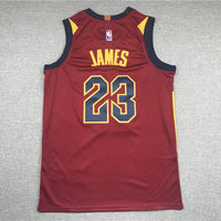 Men's Cleveland Cavaliers LeBron James #23 Red Swingman Player Jersey1