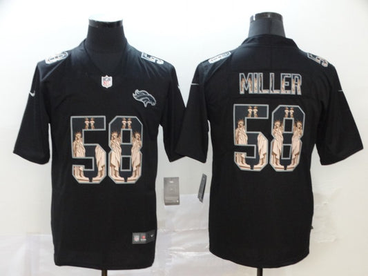 Men's Denver Broncos Von Miller #58 Black Alternate Game Jersey1