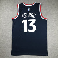 Men's LA Clippers Paul George #13 Navy Swingman Jersey1