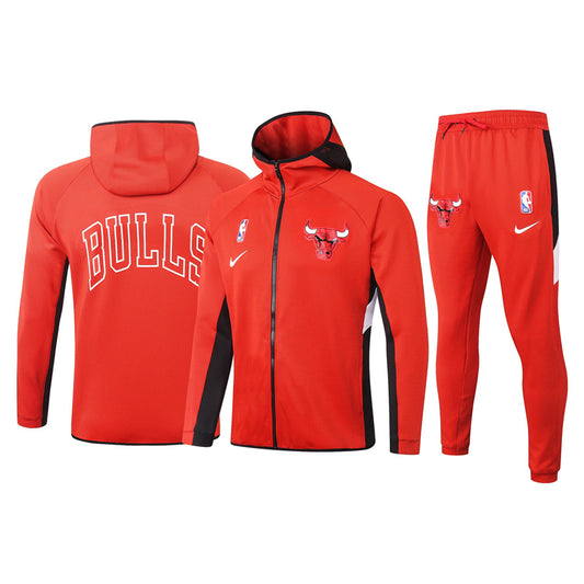 Men's Chicago Bulls 2019/20 Showtime Full-Zip Therma Flex Performance Hoodie