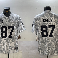 Men's Kansas City Chiefs Travis Kelce #87 Arctic Camo 2024 Salute to Service Limited Jersey1