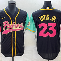 Men's San Diego Padres Fernando Tatis Jr. #23 Black City Connect Replica Player Jersey1 Joint Edition