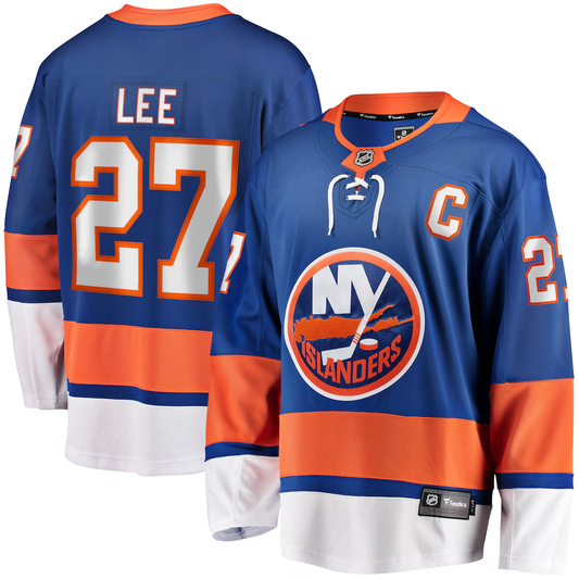 Men's New York Islanders Anders Lee #27 Fanatics Royal Breakaway Jersey