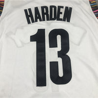 Men's Brooklyn Nets James Harden #13 White Swingman Jersey1 - City Edition