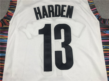 Men's Brooklyn Nets James Harden #13 White Swingman Jersey1 - City Edition