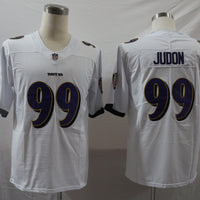 Men's Baltimore Ravens Matthew Judon #99 White Game Jersey1