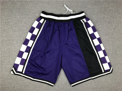 Men's Sacramento Kings Purple Basketball Shorts1