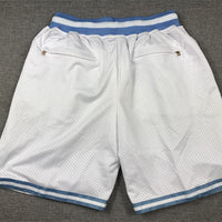 Men's Perc O'Cet #30 Movie White Basketball Shorts