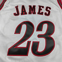 Men's Philadelphia 76ers LeBron James #23 White Swingman Jersey