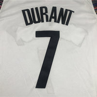 Men's Brooklyn Nets Kevin Durant #7 White Swingman Jersey1 - City Edition