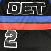 Men's Detroit Pistons Cade Cunningham #2 Black 2022/23 Fast Break Player Jersey1 - Statement Edition