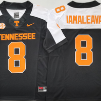 Men's Tennessee Volunteers Nico Iamaleava #8 Black Player Jersey