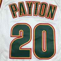 Men's Seattle Supersonics Gary Payton #20 White Throwback Swingman Jersey