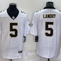 Men's New Orleans Saints Jarvis Landry #5 White Game Jersey1