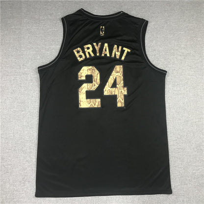 Men's Los Angeles Lakers Kobe Bryant #24 Black Swingman Player Jersey1