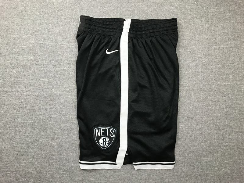 Men's Brooklyn Nets Black Basketball Shorts1