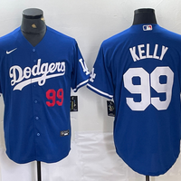 Men's Los Angeles Dodgers Joe Kelly #99 Blue Replica Player Jersey1