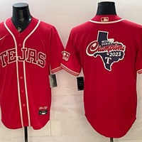 Men's Texas Rangers Red 2026 City Connect Team Jersey