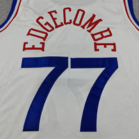 Men's Philadelphia 76ers V. J. Edgecombe #77 White 2024/25 Swingman Player Jersey - City Edition