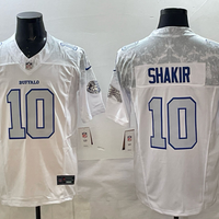 Khalil Shakir #10 Buffalo Bills White 2025 Rivalries Collection Limited Jersey - JerseysFreak