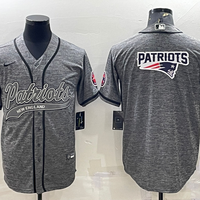 Men's New England Patriots Gray Game Jersey1