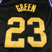 Men's Golden State Warriors Draymond Green #23 City Edition Black Classic Jersey1