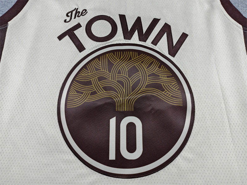 Men's Golden State Warriors Jimmy Butler III #10 Tan 2025/26 Swingman Jersey - City Edition