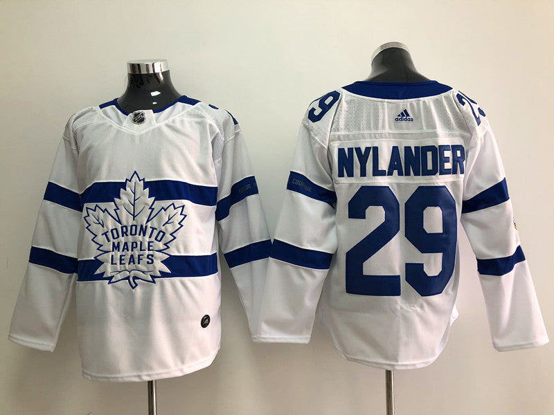 Men's Toronto Maple Leafs William Nylander #29 White Game Jersey1